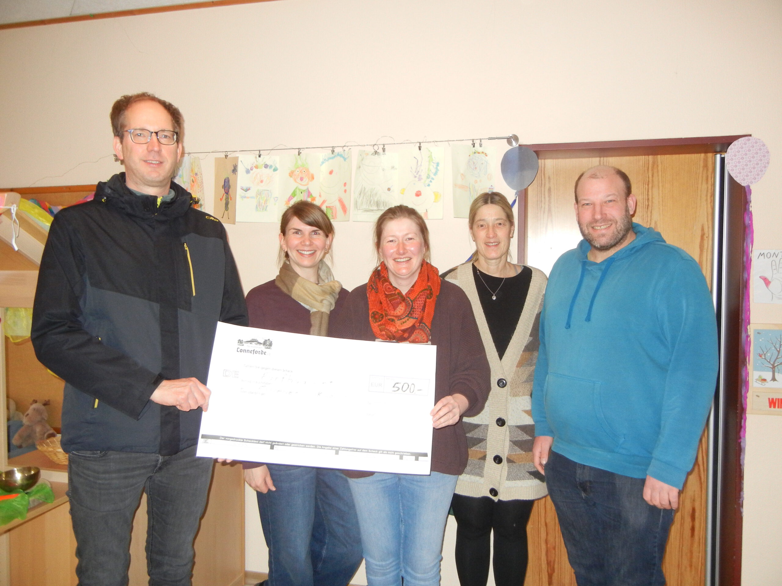 Spendenübergabe KiGa Spohle